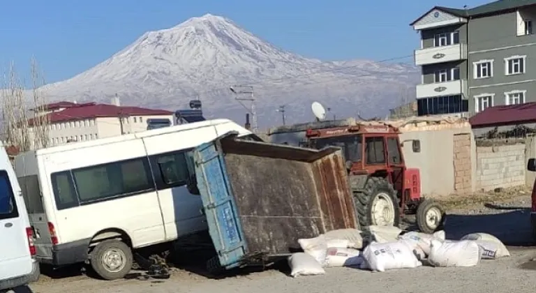 Doğubayazıt Şehitlik Caddesi’nde Trafik Kazası: Can Kaybı Yaşanmadı